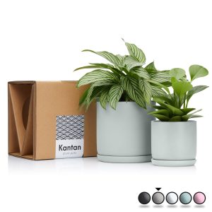 Ceramic Planter Set | Green